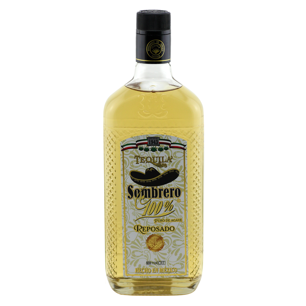 Tequila Sombrero Reposado 100% Agave, 38% Vol. 0,7 ltr.