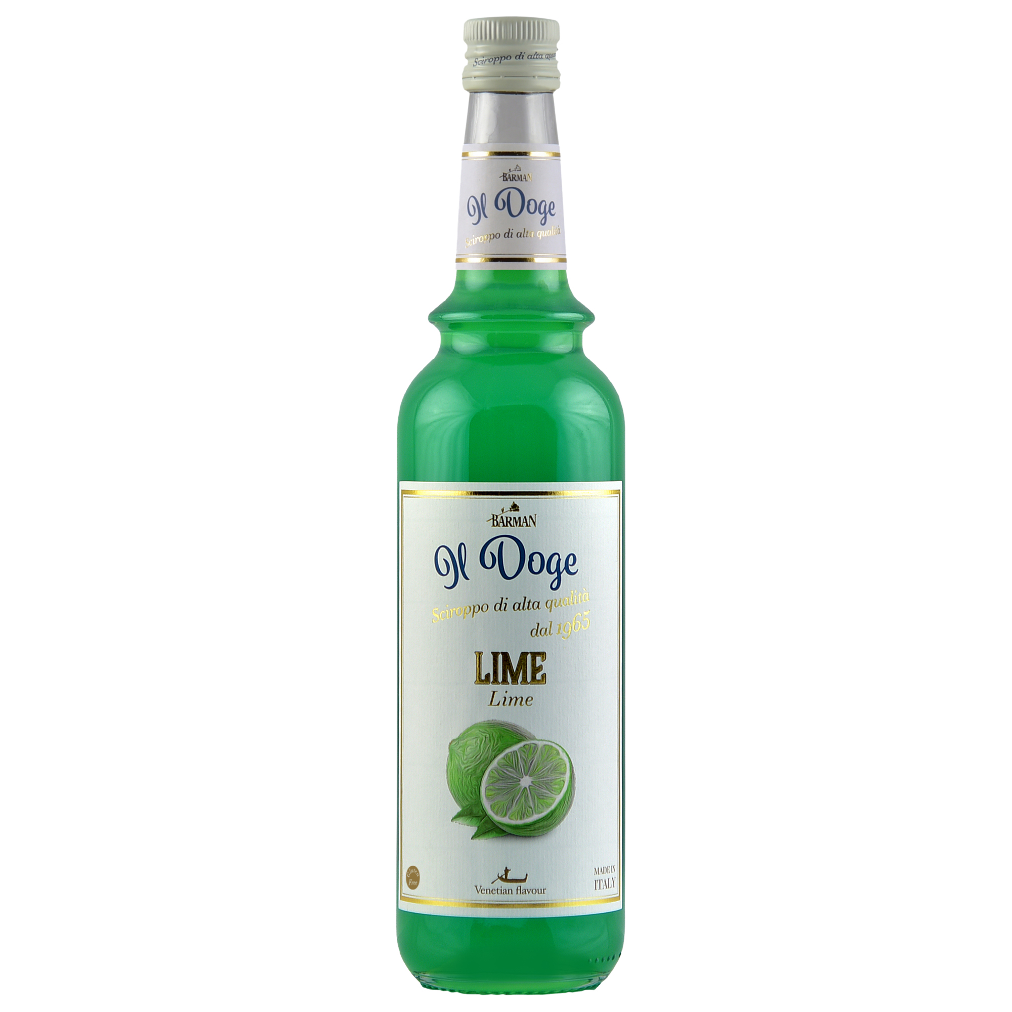 Il Doge Sirup Limette - Lime / 0,7 ltr. Alkoholfrei / Glutenfrei / Halal