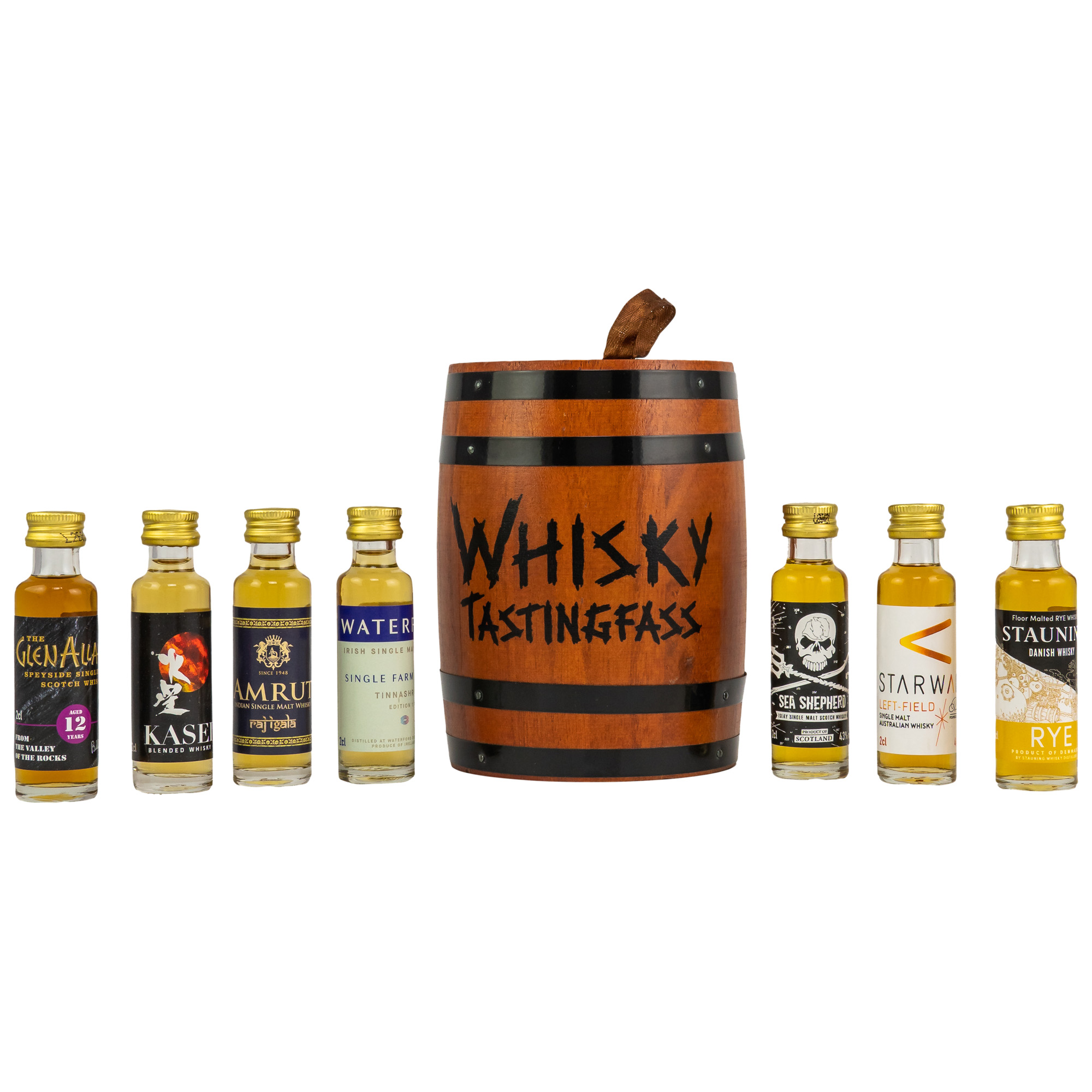 Whisky Tasting Fass / Inhalt: 7 x 20 ml. /  / 43.9%