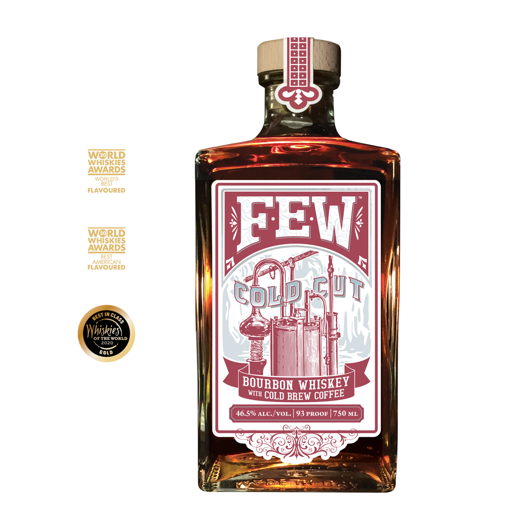 FEW Cold Cut Bourbon Whiskey, 46,5% Vol. 0,7 ltr. with Cold Brew Coffee