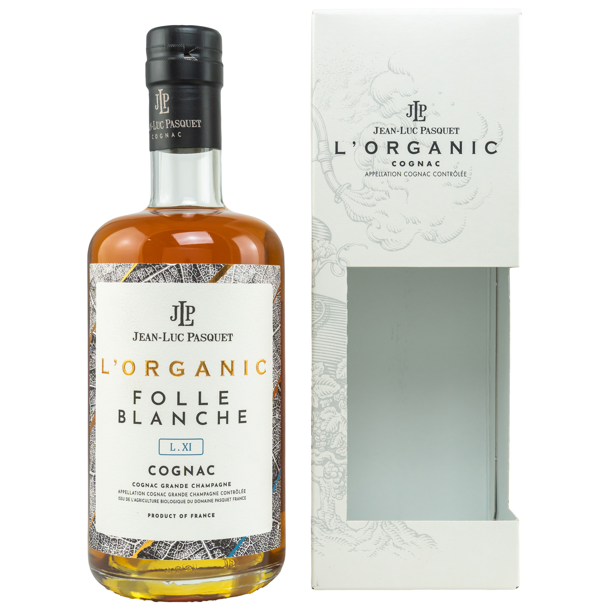 Jean-Luc Pasquet L`Organic Folle Blanche L. XI. Cognac 0,7 ltr. 47,6% Vol.