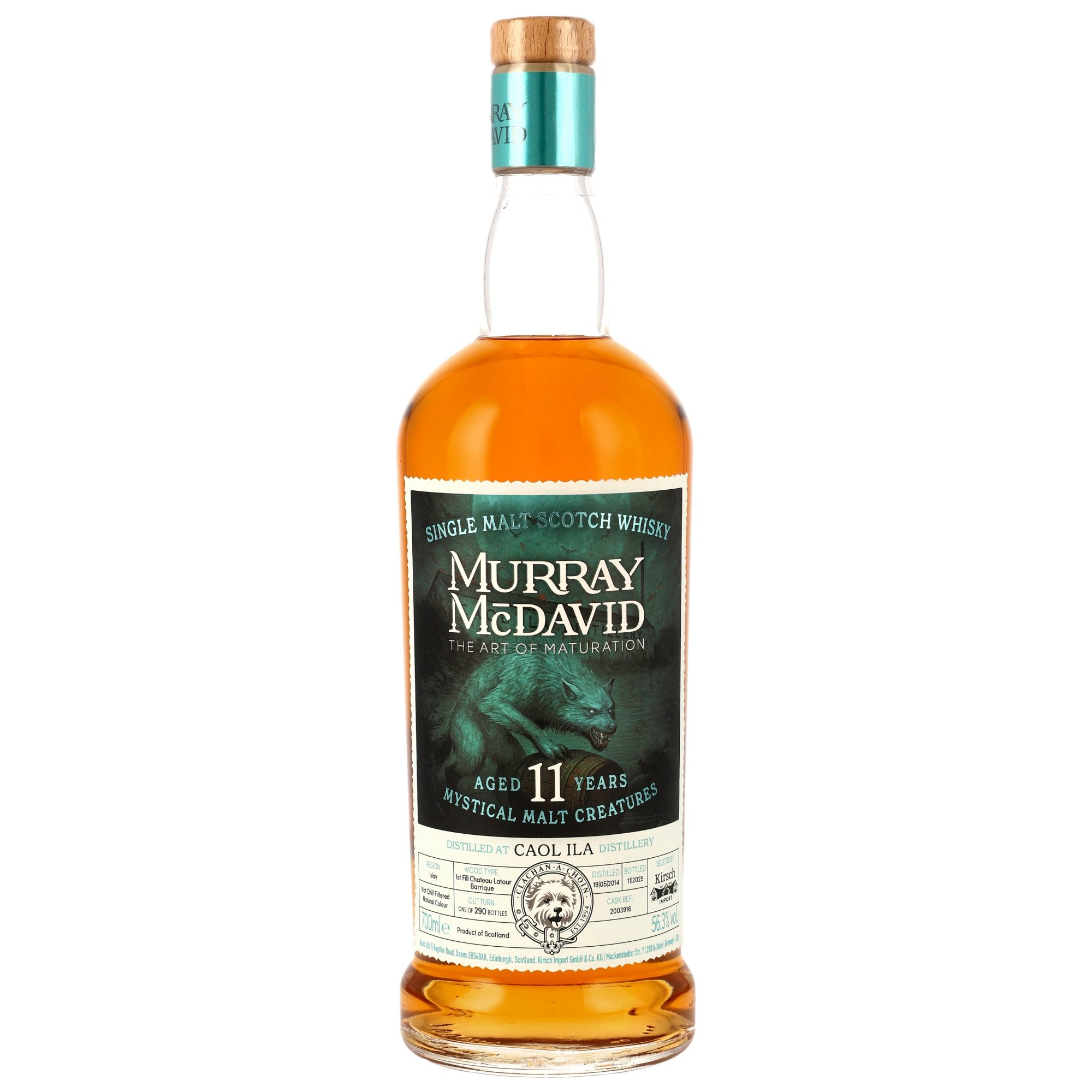 Caol Ila 11 y.o. / Chat. Latour Barrique #20031916 Mystical Malt Creatures (Murray McDavid) / 56,3% Vol. 0,7l 