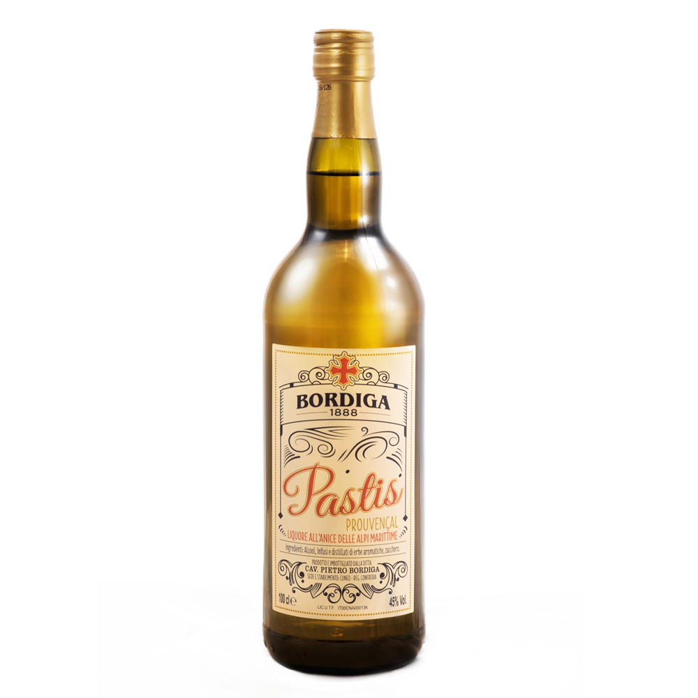 Pastis Bordiga, 45% Vol. 1,0 ltr.