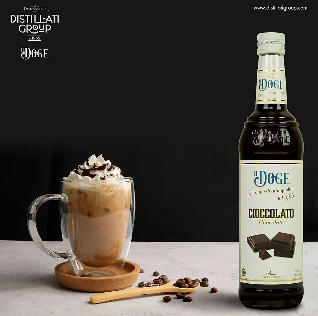 Il Doge Sirup Schokolade - Chocolat / 0,7 ltr. Alkoholfrei / Glutenfrei / Halal
