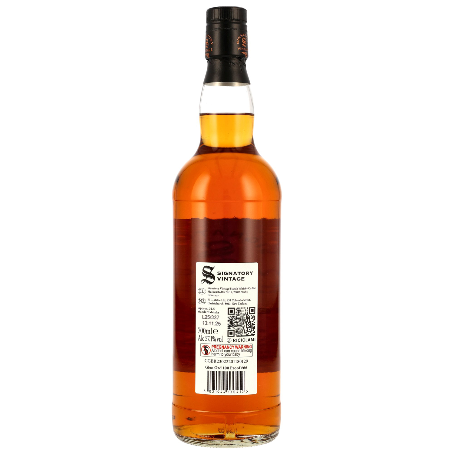 Glen Ord 9 Jahre / 100 Proof Edition #66 Oloroso Sherry / 57,1% 0,7l / Signatory Single Malt Whisky