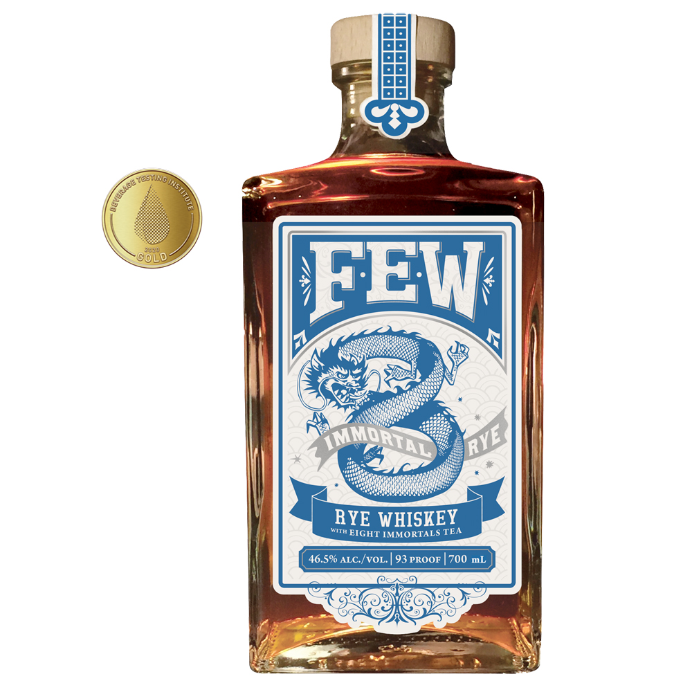 FEW Immortal Rye Bourbon Whiskey, 46,5% Vol. 0,7 ltr.