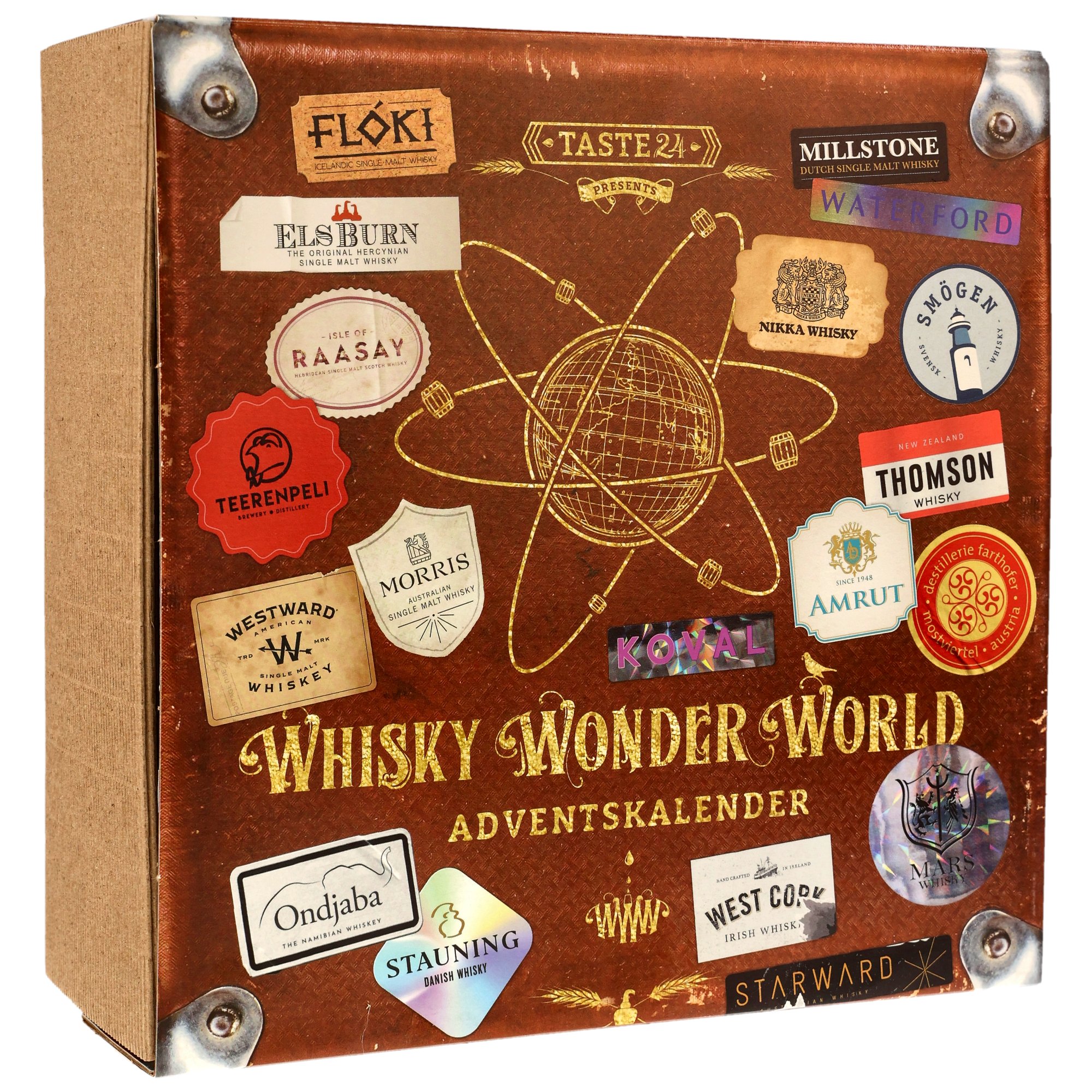 Whisky Wonder World Adventskalender 2024 / 46,5% / 24 x 20 ml. incl. Tasting Glas