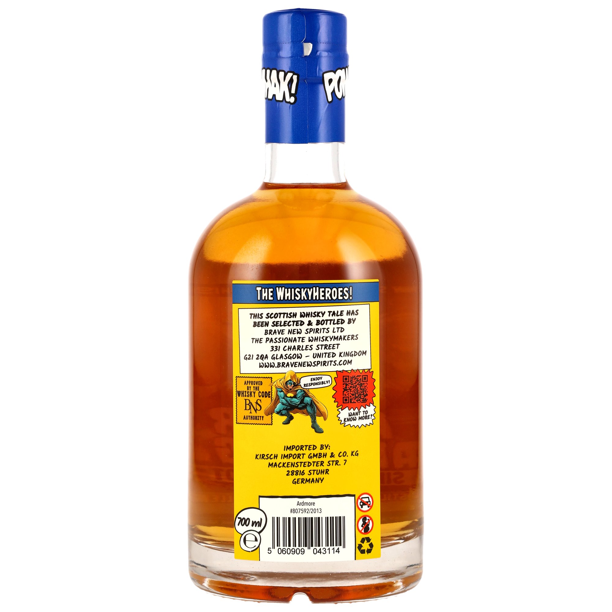 Ardmore 11 Jahre / The Ardphroaig Mutant on Guard / Whisky Heroes  / Brave New Spirits / 55,6% 0,7l 