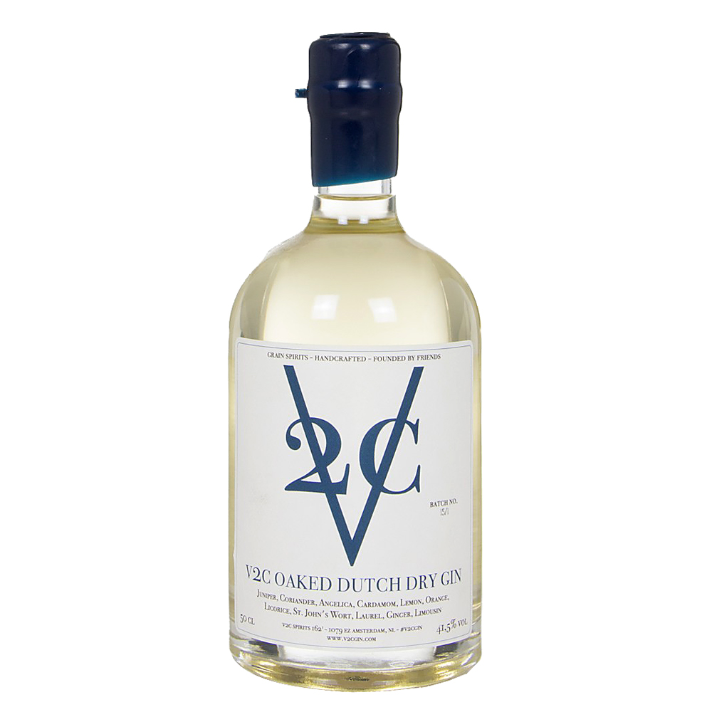 V2C Oaked Dry Gin / 41,5% Vol. 0,5 ltr. / Eichenholzfass Vanille Aroma