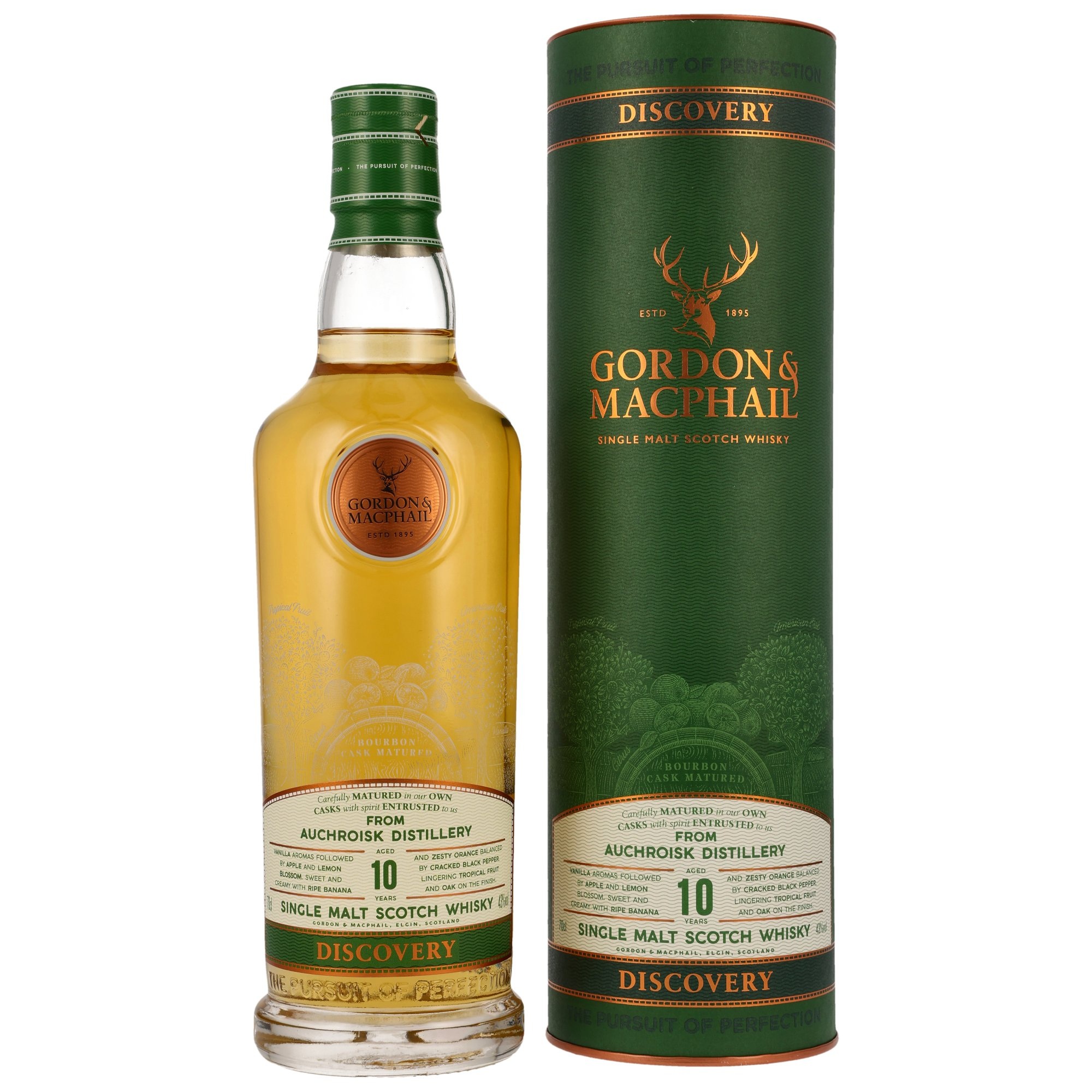 Auchroisk 10 Jahre / Bourbon Cask Discovery Serie (Gordon & MacPhail) / 43% Vol. 0,7l 