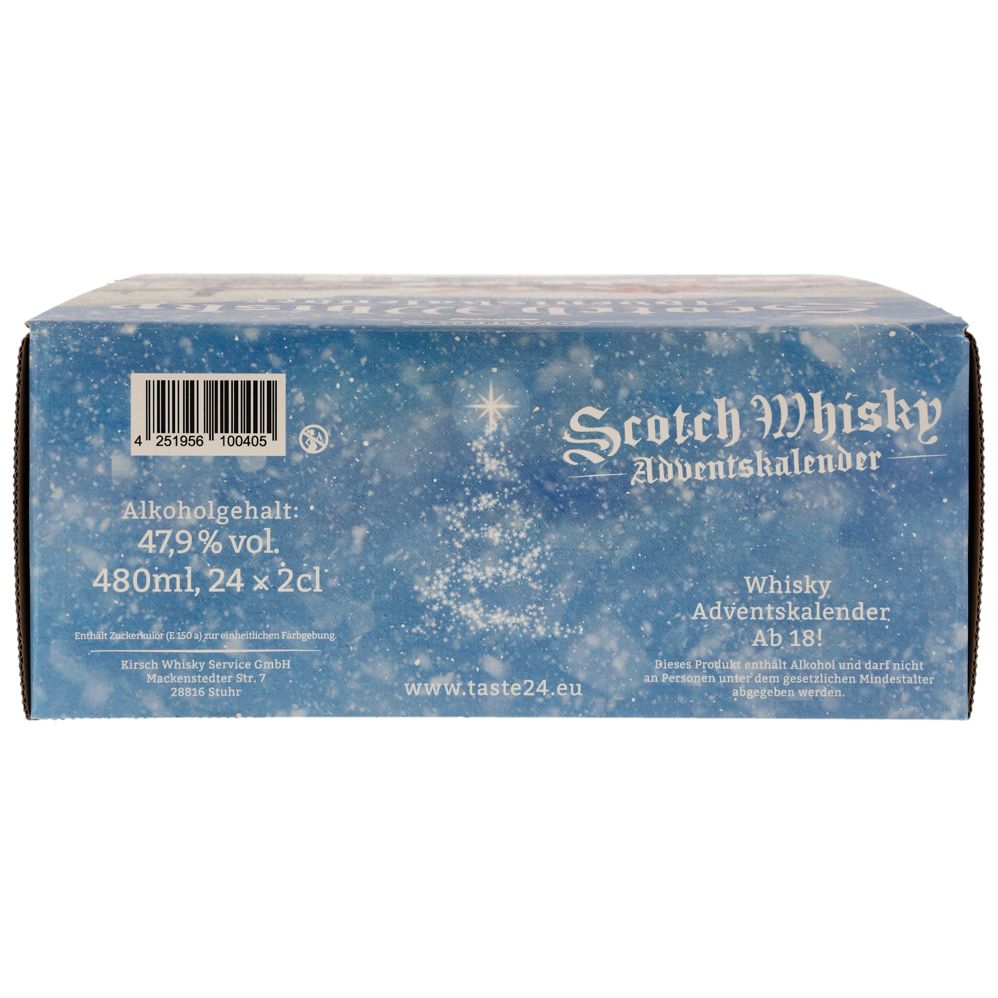 Whisky Adventskalender 2024 / Scotch Whisky / 47,9% 24 x 20 ml. / incl. Tasting Glas