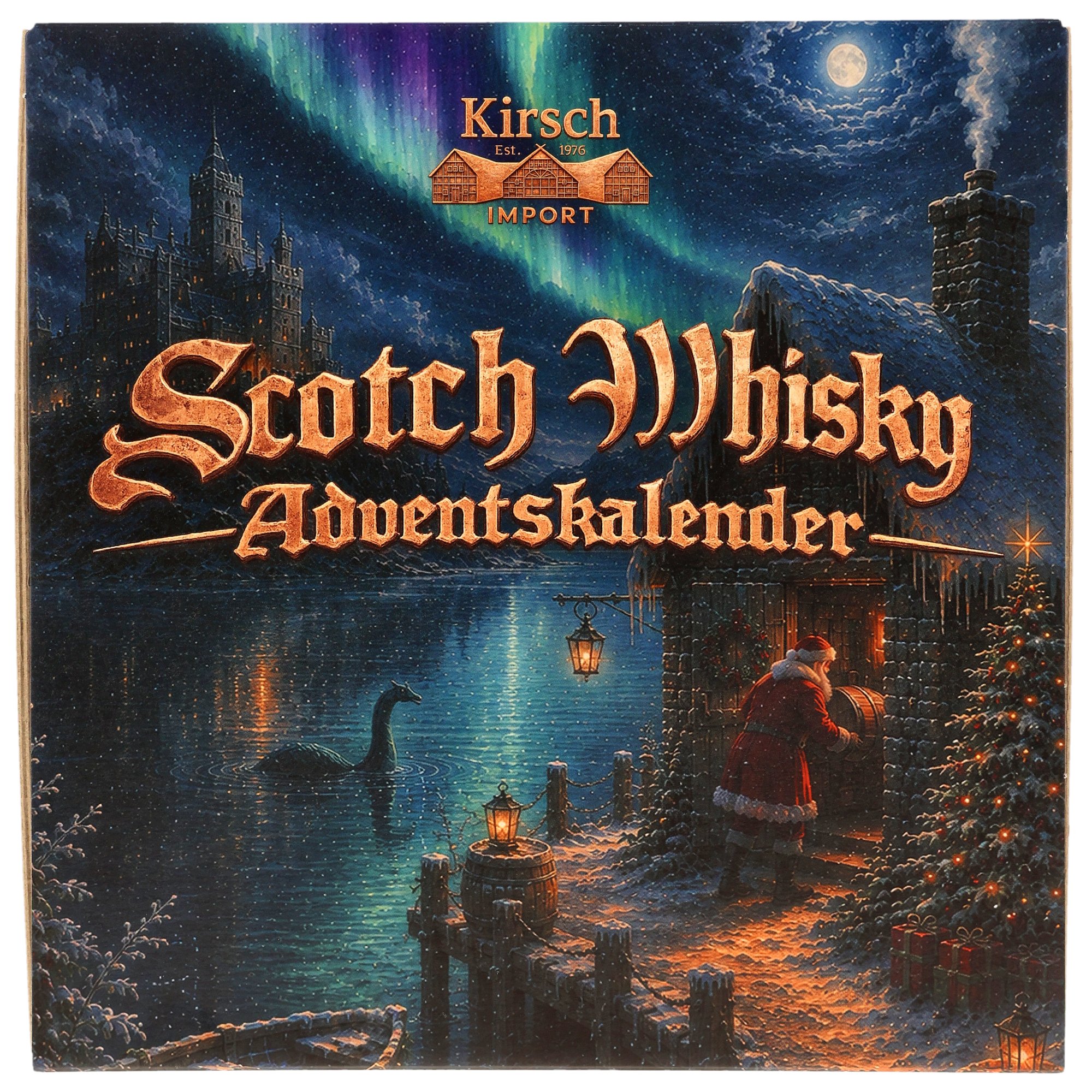 Scotch Whisky Adventskalender 2026 / 49,1% 24 x 20 ml. / Tasting Glas + Infoheft 