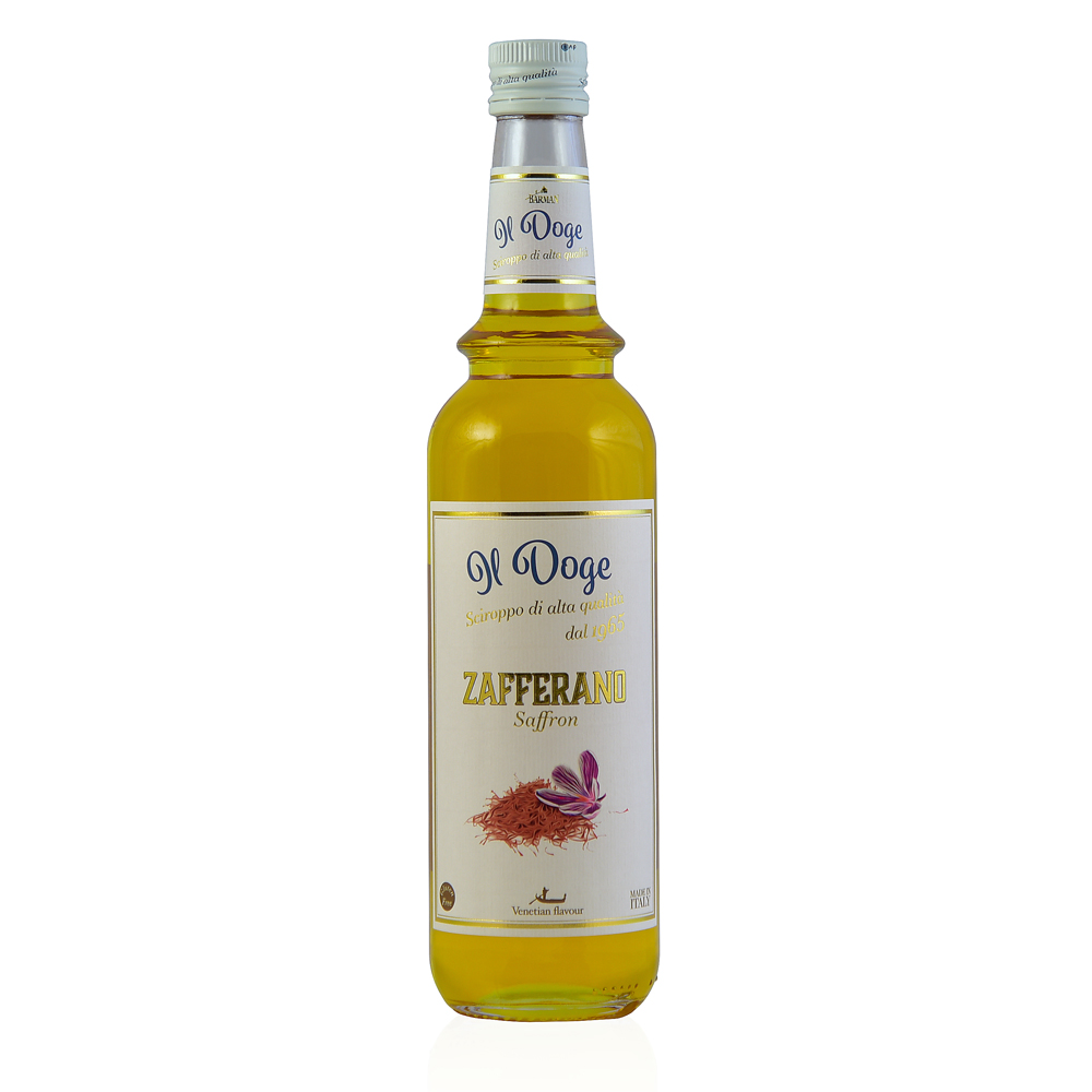 Il Doge Sirup Safran / 0,7 ltr. Alkoholfrei / Glutenfrei / Halal