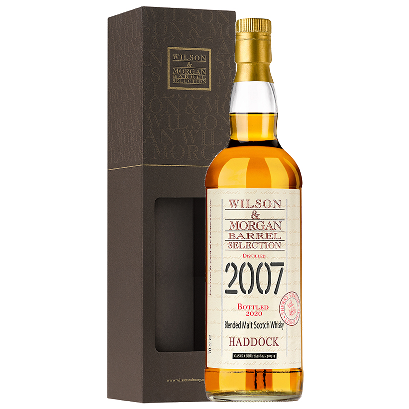 Haddock 13 Jahre Whisky (2007-2020) Sherry Finish Light Peat, 46% 0,7 ltr. Wilson Morgan