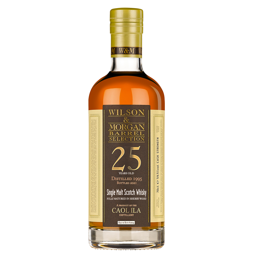Caol Ila Whisky 25 Jahre (1995-21) Half of Butt, 59,5% 0,7 ltr. Wilson Morgan