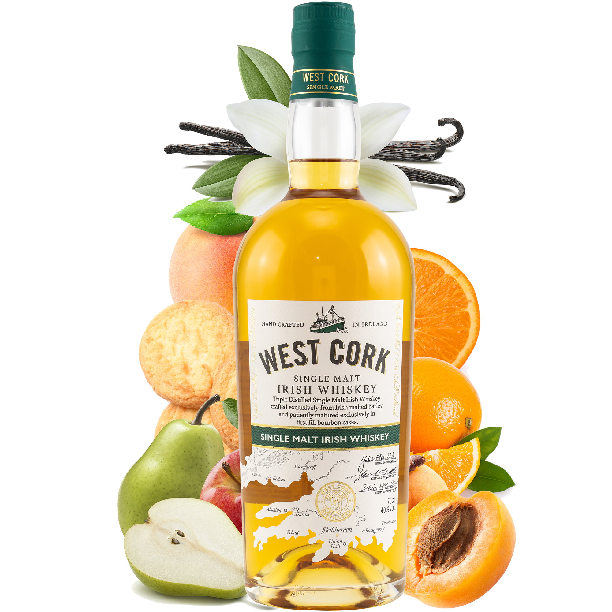 West Cork Single Malt Irish Whiskey / 40% Vol. 0,7 ltr. 