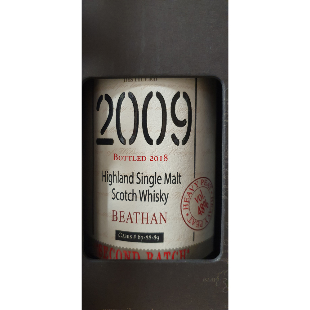 Beathan 9 Jahre (2009-18) Heavy Peat, 48% 0,7 ltr. Highland Whisky Wilson Morgan