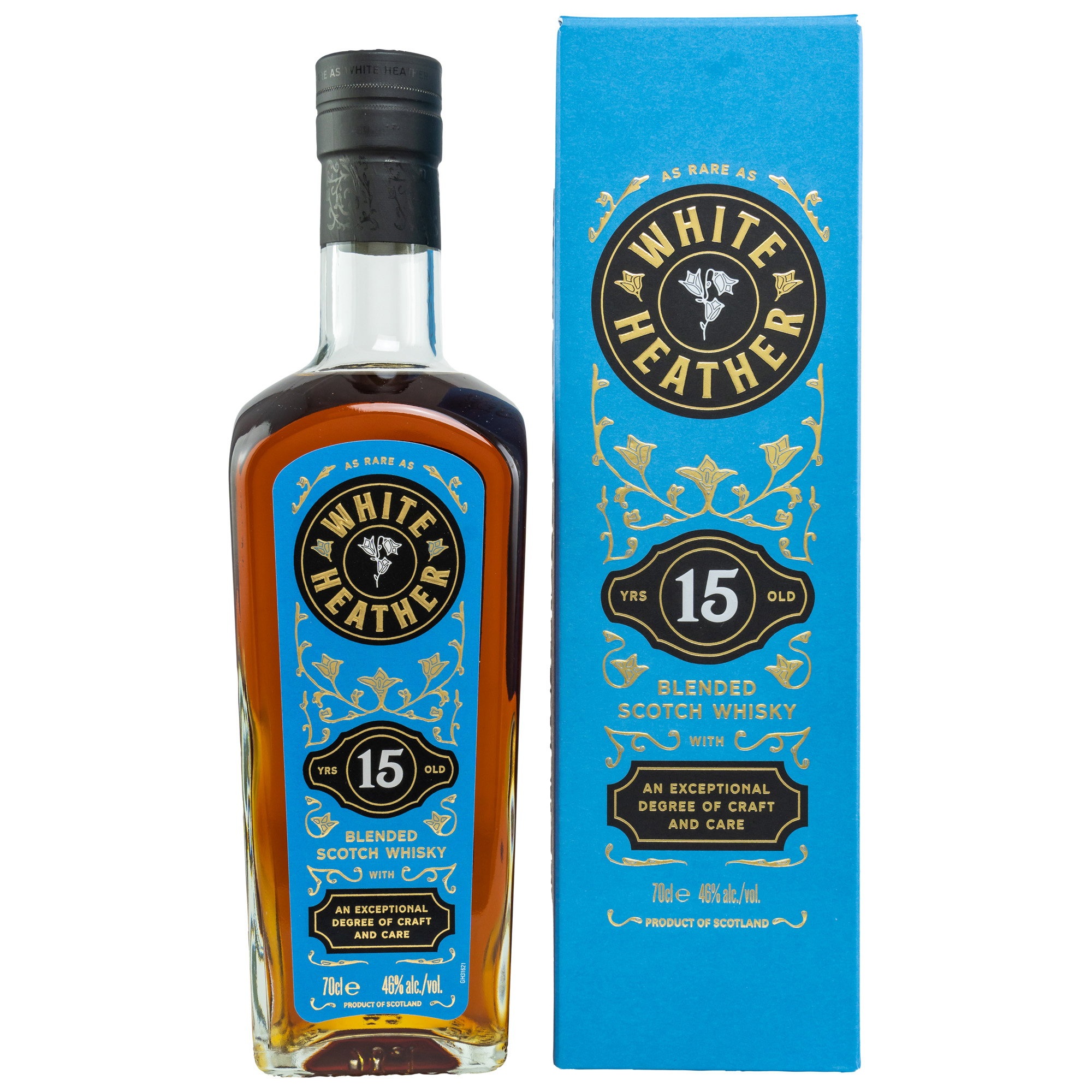 White Heather 15 y.o. Blended Scotch Whisky by Billy Walker / 46% 0,7l 