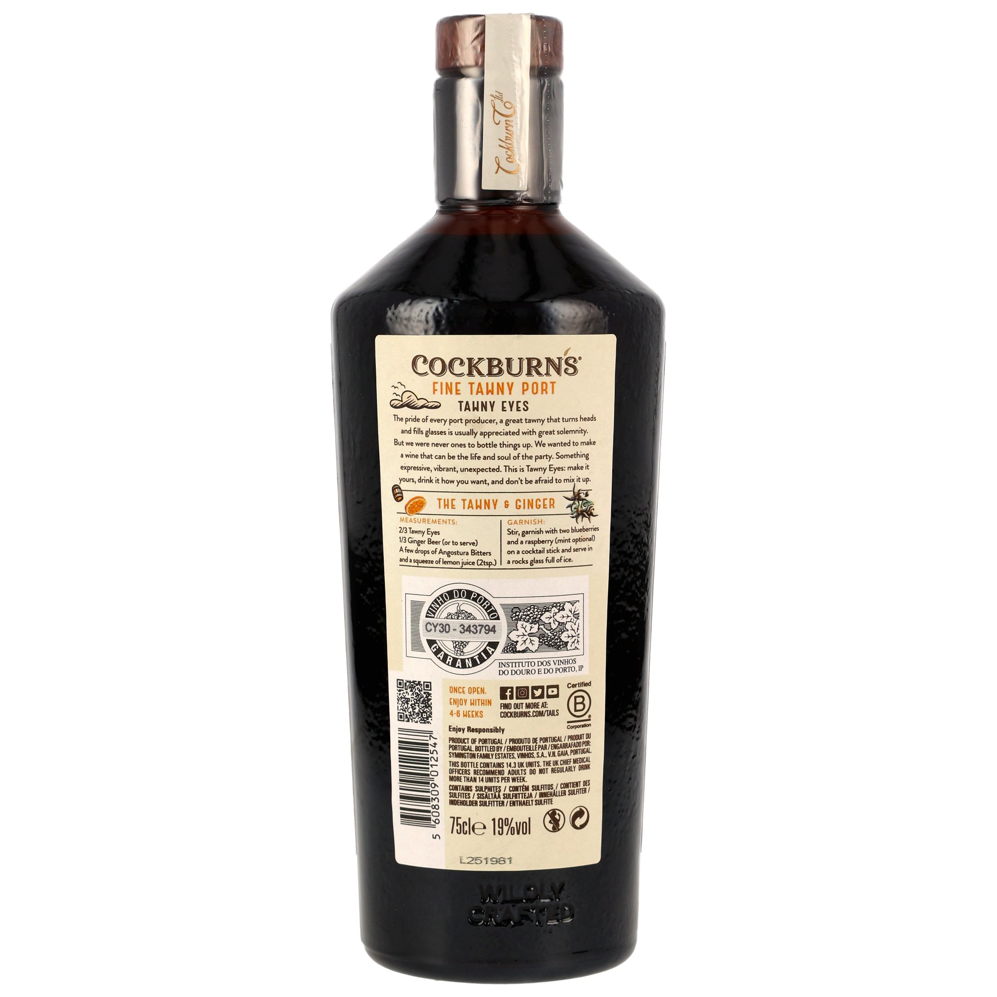 Cockburns Tawny Eyes Port / 19% Vol. 0,75l / Portwein aus Portugal