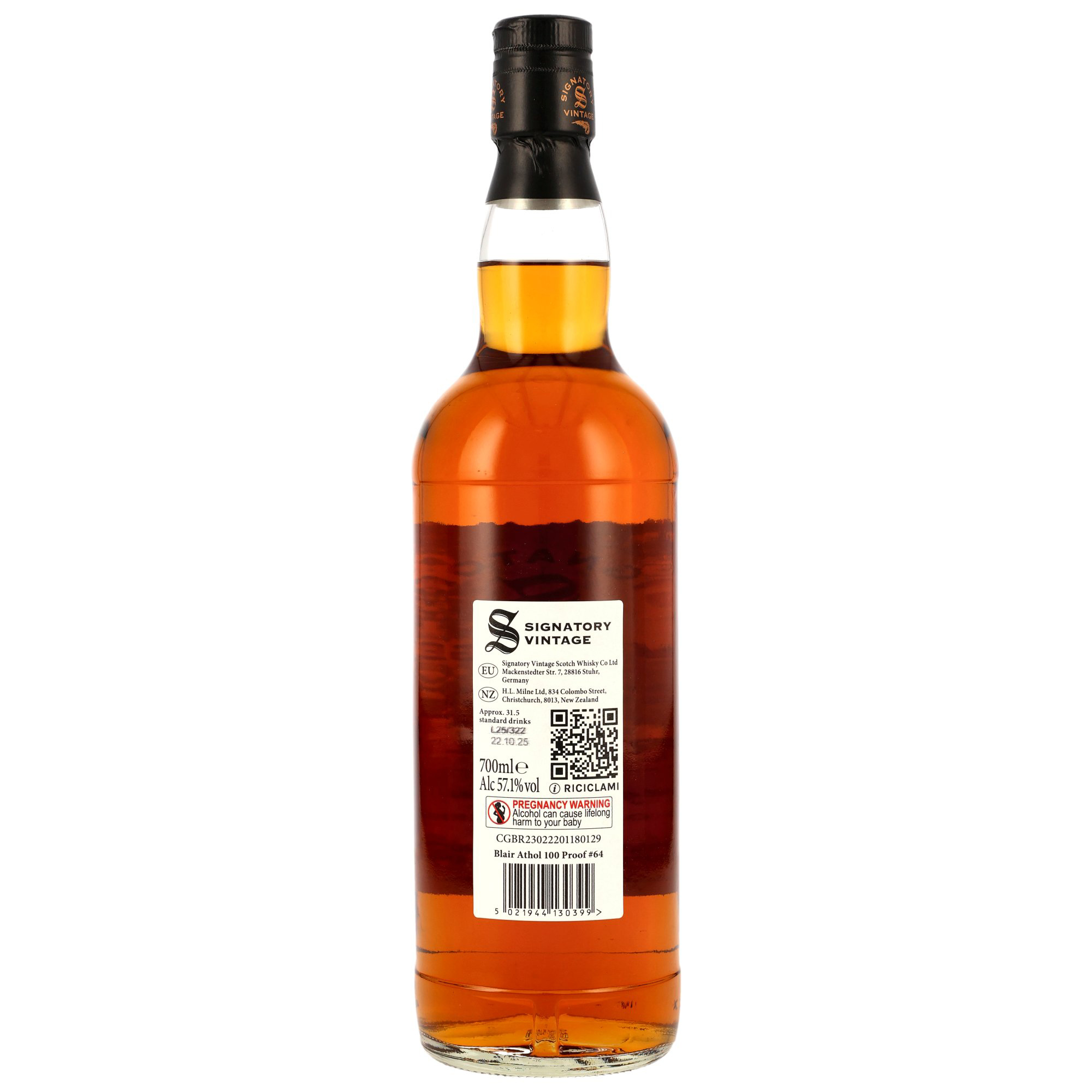 Blair Athol 2014-2025 / 11 Jahre Signatory 100Proof Edition #64 / 57,1% 0,7l 