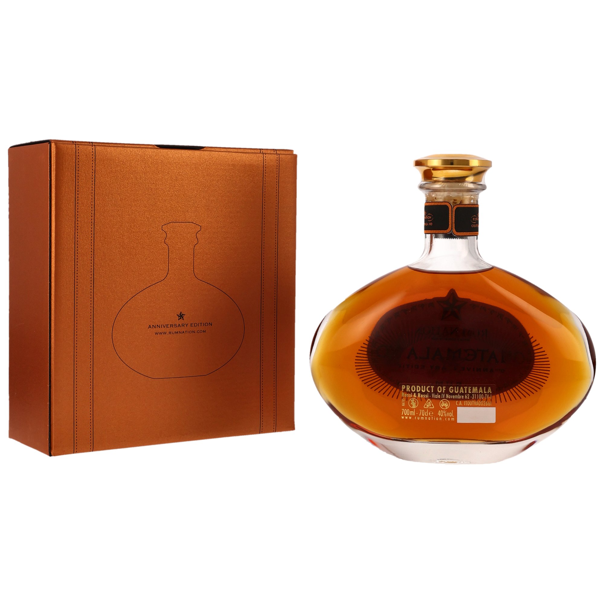Rum Nation Guatemala XO 20th Anniversary Edition, 40% Vol. 0,7 ltr. Geschenkkarton
