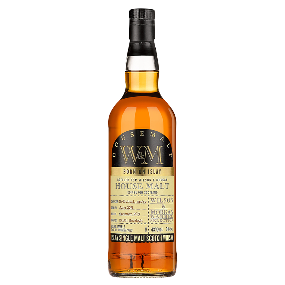 House Malt Islay Whisky 5 Jahre (2015-2019) 43% 0,7 ltr. Wilson Morgan