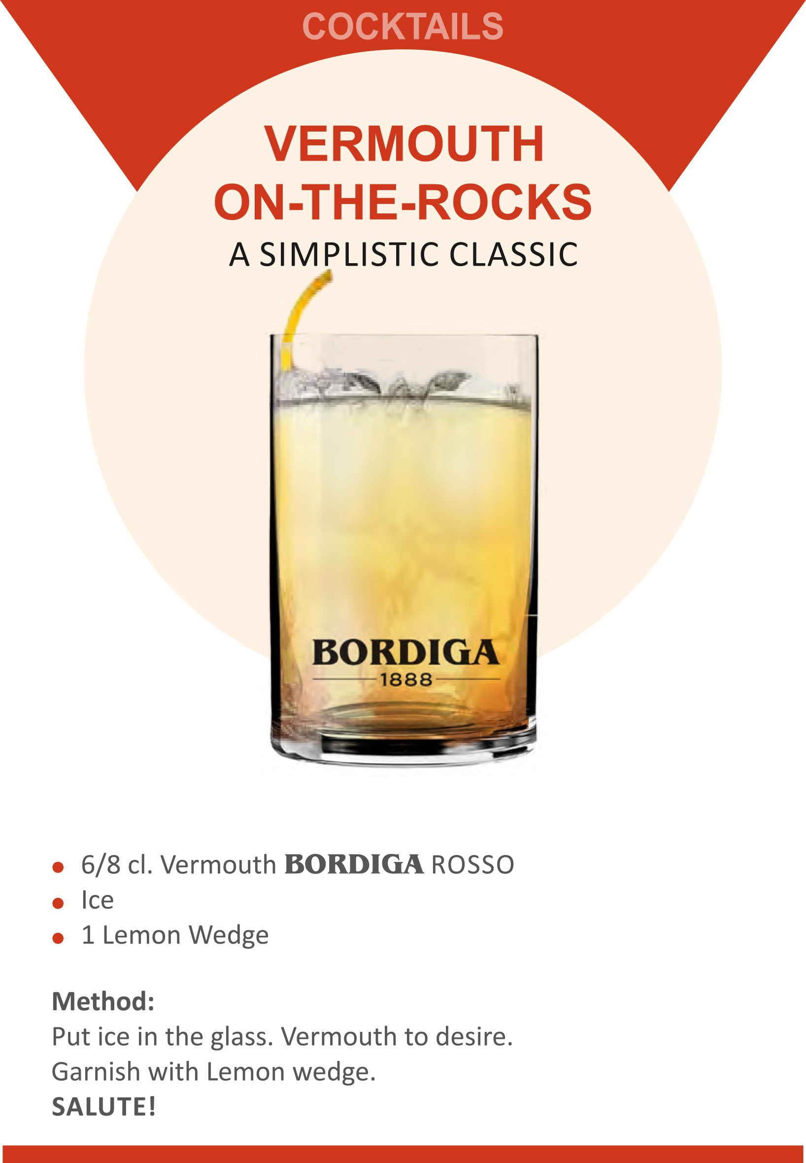 Bordiga Vermouth di Torino Rosso / 18% Vol. 0,75l / roter Wermut