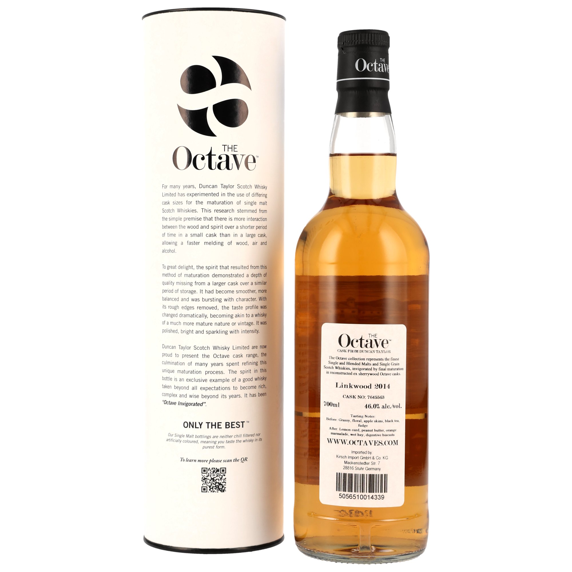 Linkwood 2014-25 / 11 Jahre Single Malt Scotch / #7645563 Octave Duncan Taylor / 46% 0,7l